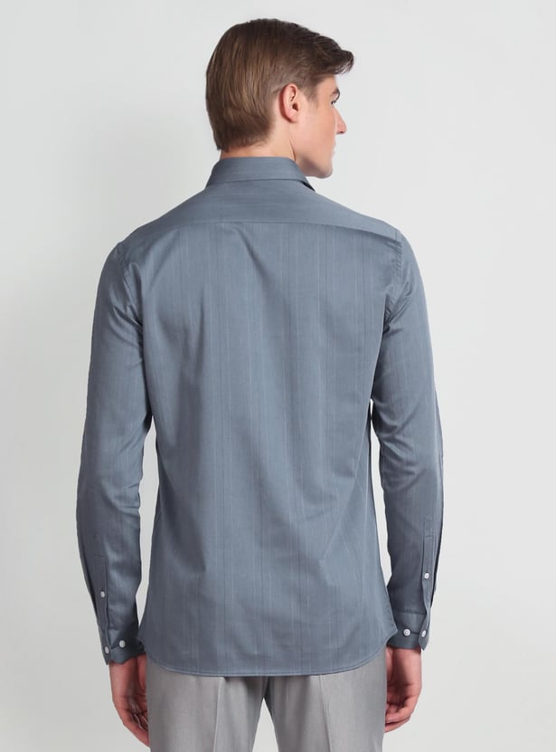 ARROW Men Striped Manhattan Formal Shirt (Slim)