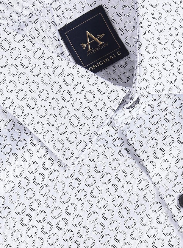 ARROW Men Printed Manhattan Formal Shirt (Slim)