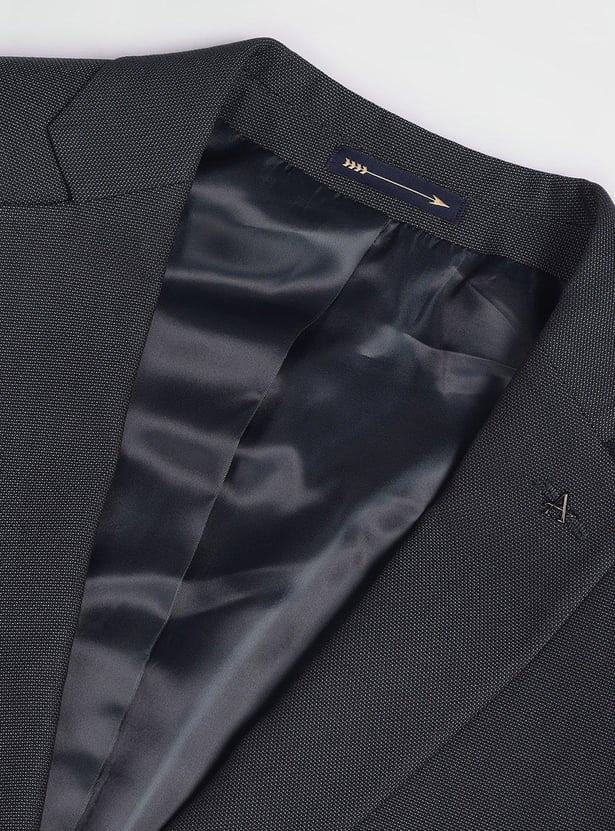 ARROW Men Solid Tailored Fit Three Piece Suit