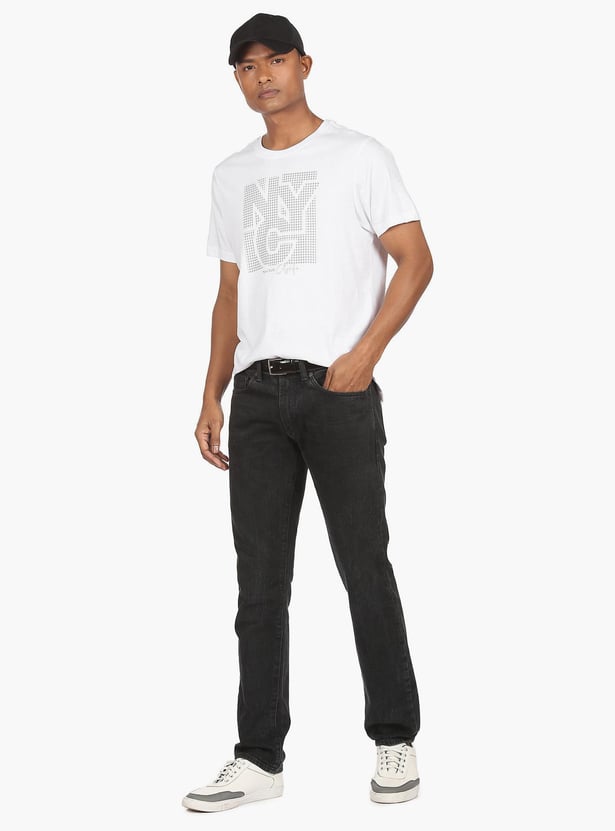 ARROW NEW YORK Men Graphic Printed Regular Fit T-shirt