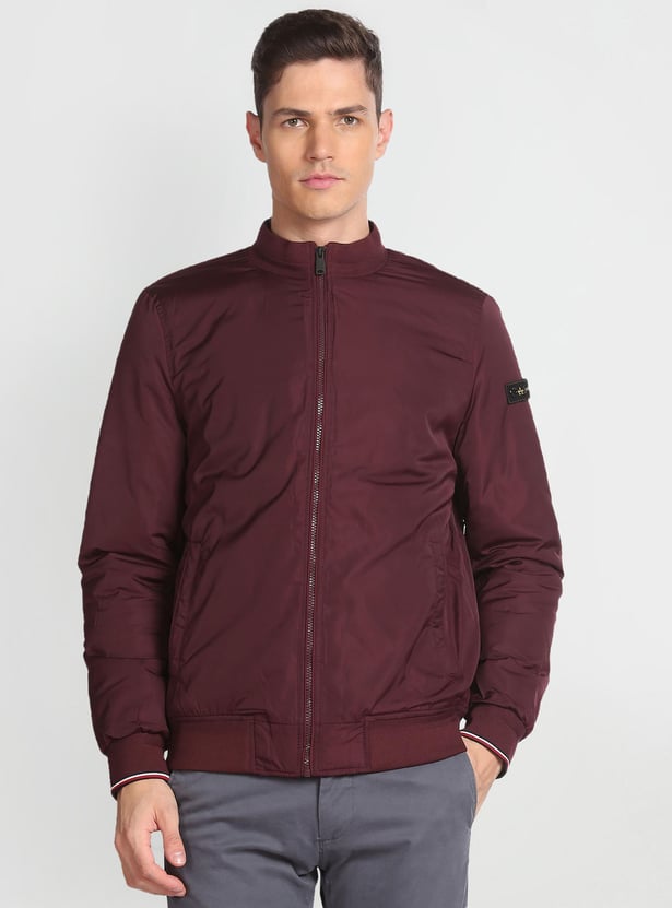 ARROW SPORT Men Solid Bomber Jacket