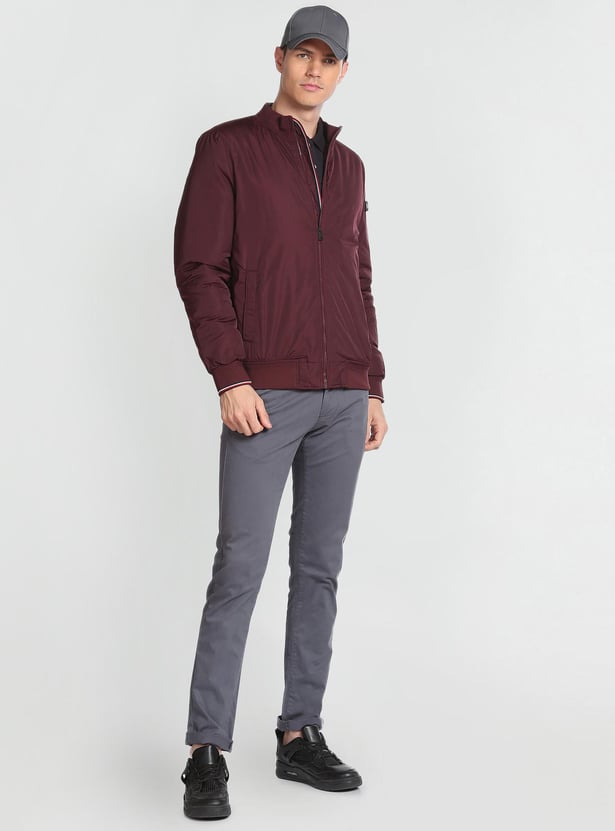 ARROW SPORT Men Solid Bomber Jacket