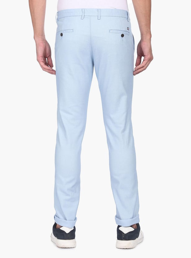ARROW SPORT Men Solid Bronson Casual Trousers (Slim Fit)