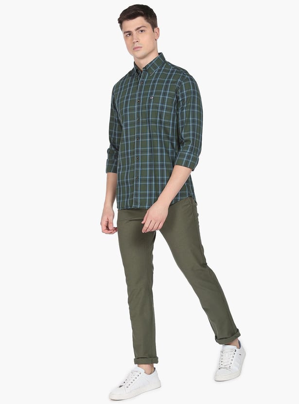 ARROW SPORT Men Solid Bronson Casual Trousers (Slim Fit)