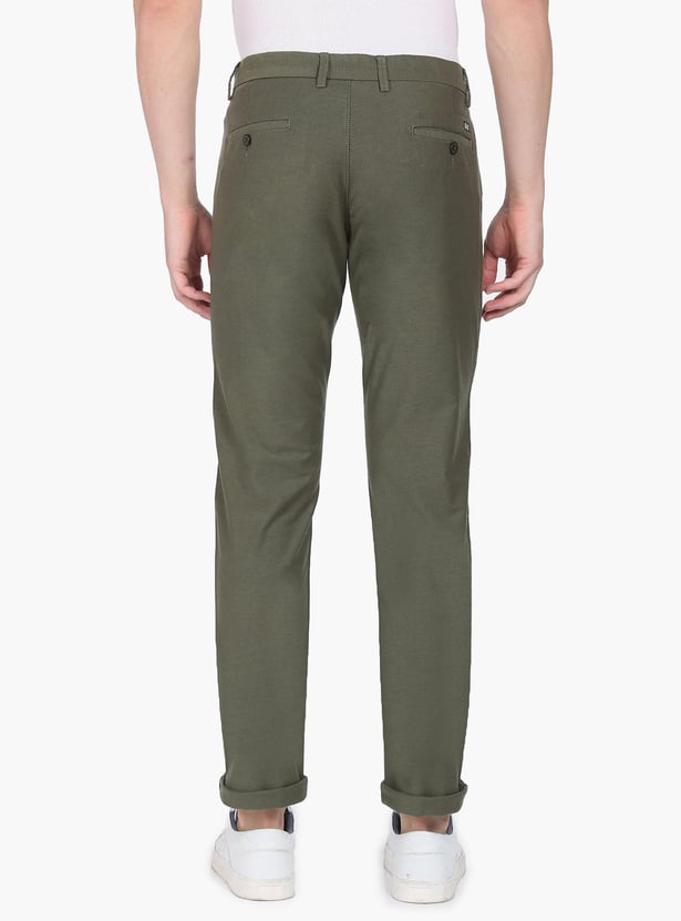 ARROW SPORT Men Solid Bronson Casual Trousers (Slim Fit)