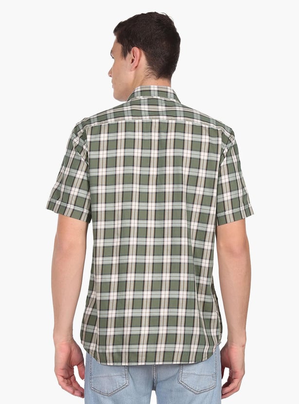 ARROW SPORT Men Plaid Check Regular Fit Casual Shirt