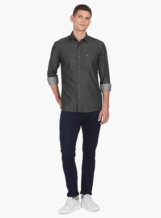 ARROW SPORT Men Solid Manhattan Casual Shirt (Slim)