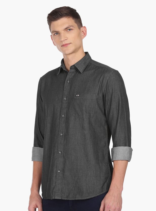 ARROW SPORT Men Solid Manhattan Casual Shirt (Slim)