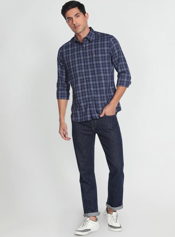 ARROW SPORT Men Tartan Check Manhattan Casual Shirt (Slim Fit)