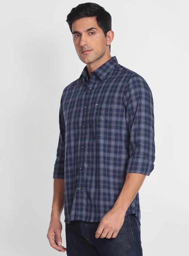 ARROW SPORT Men Tartan Check Manhattan Casual Shirt (Slim Fit)