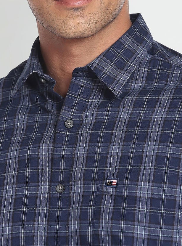 ARROW SPORT Men Tartan Check Manhattan Casual Shirt (Slim Fit)
