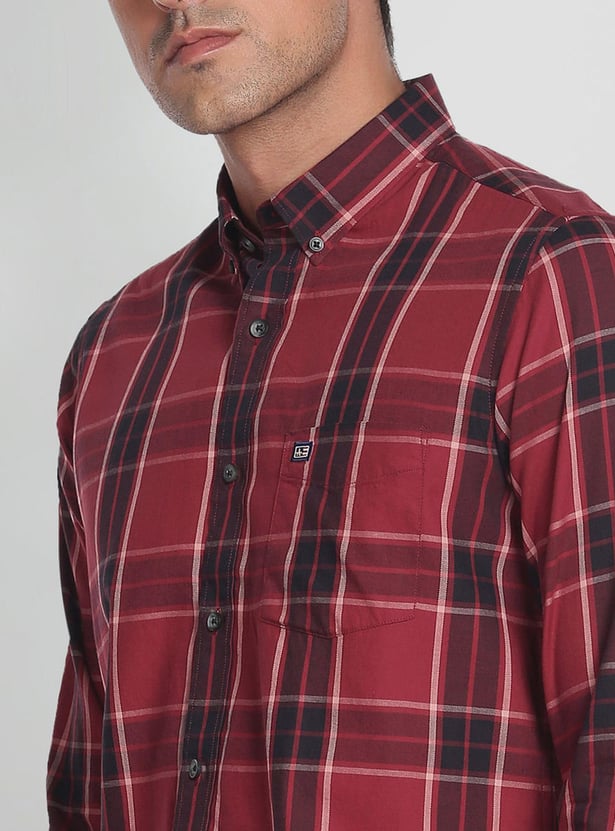 ARROW SPORT Men Tartan Check Manhattan Casual Shirt (Slim Fit)