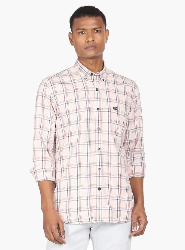 ARROW SPORT Men Checked Slim Fit Casual Shirt