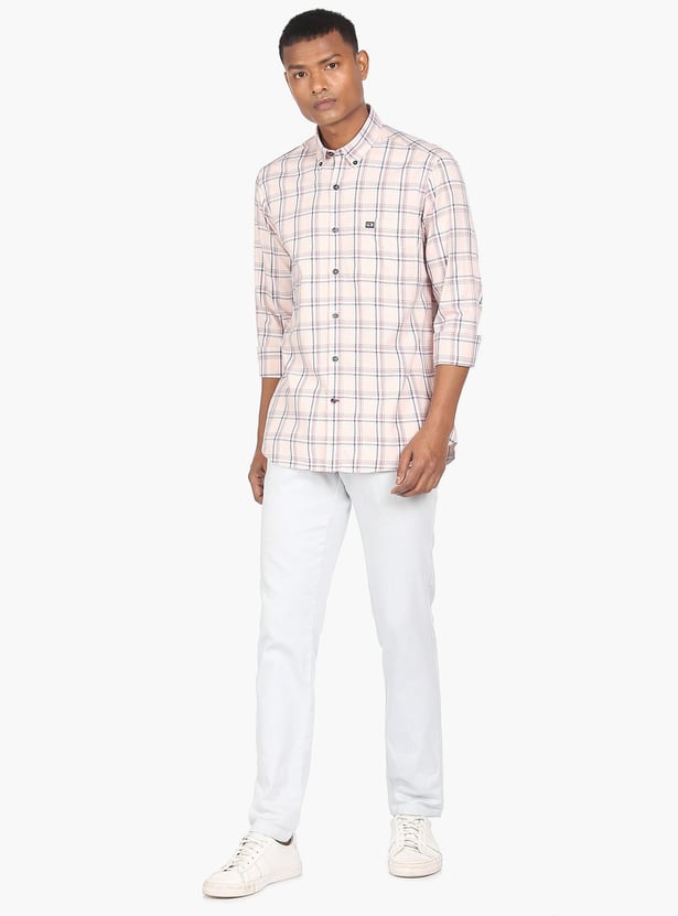 ARROW SPORT Men Checked Slim Fit Casual Shirt