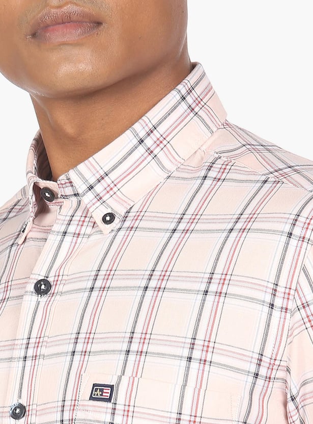 ARROW SPORT Men Checked Slim Fit Casual Shirt