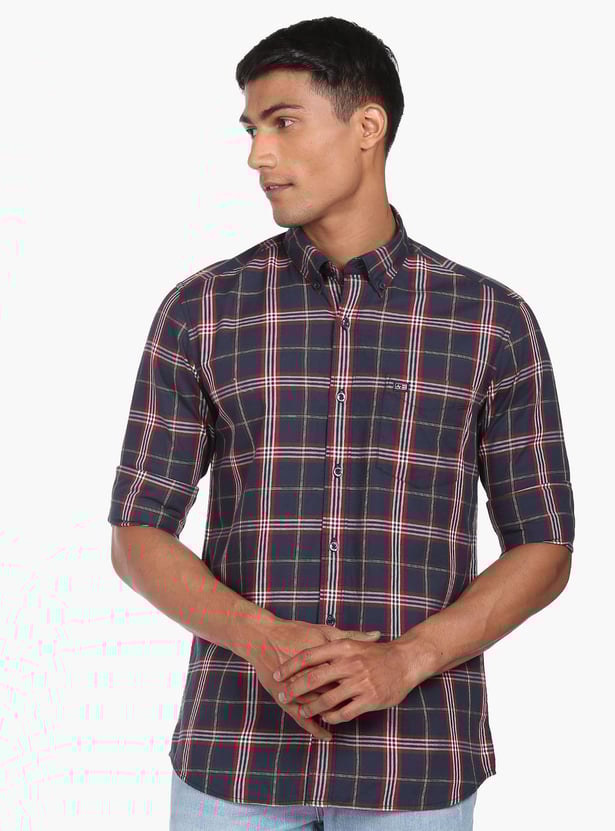ARROW SPORT Men Checked Slim Fit Casual Shirt