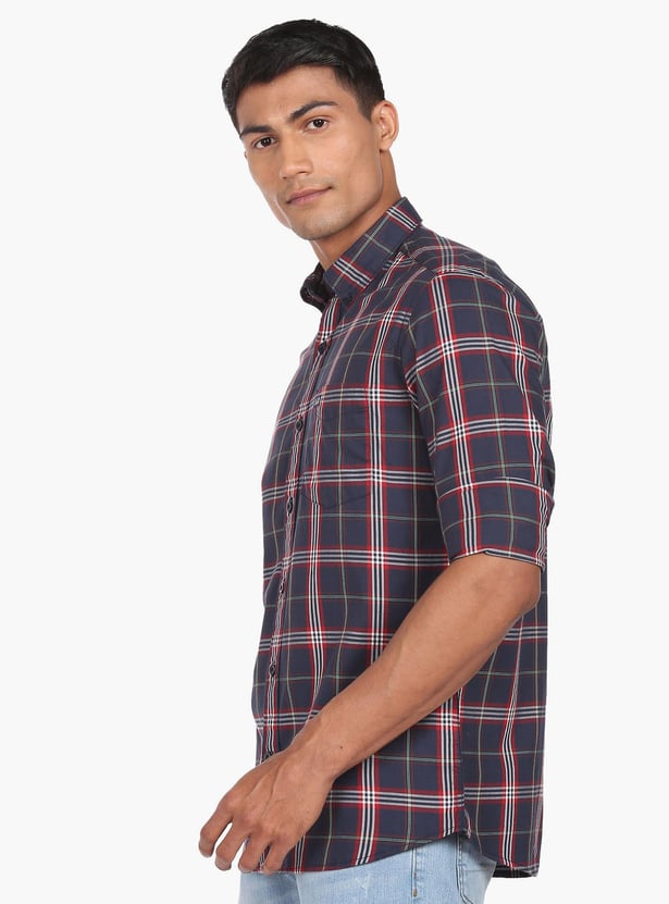 ARROW SPORT Men Checked Slim Fit Casual Shirt