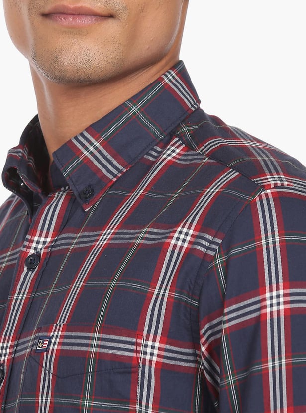 ARROW SPORT Men Checked Slim Fit Casual Shirt
