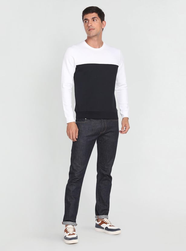ARROW SPORT Men Colourblocked Sweatshirt