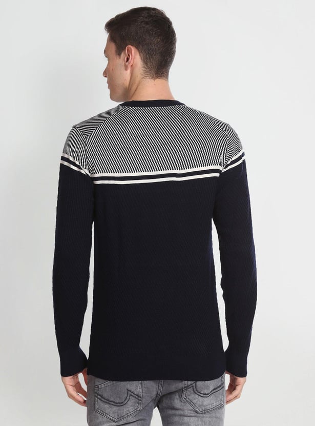 ARROW SPORT Men Patterned Knit Sweater