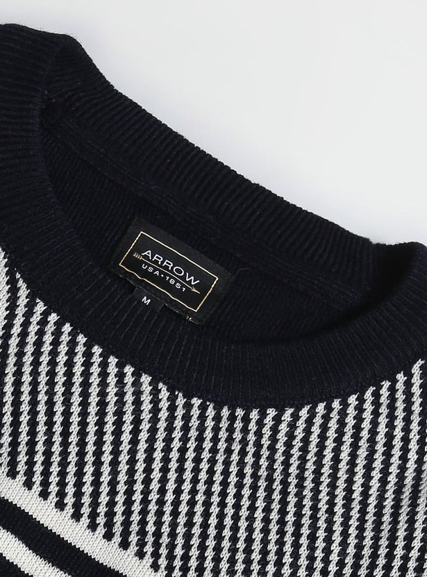 ARROW SPORT Men Patterned Knit Sweater