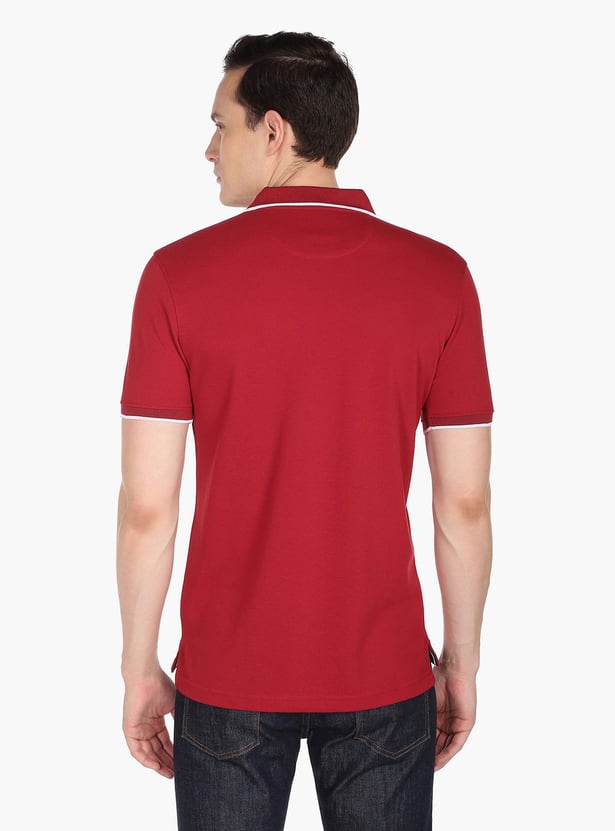 ARROW SPORT Men Solid Regular Fit Polo T-shirt