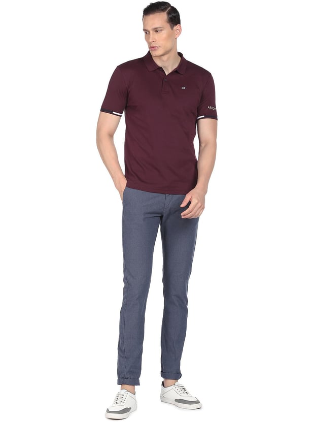 ARROW SPORT Men Solid Regular Fit Polo T-shirt