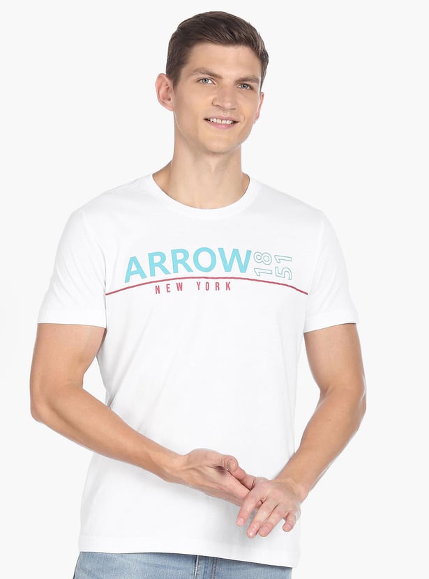 ARROW SPORT Men Printed Regular Fit T-shirt