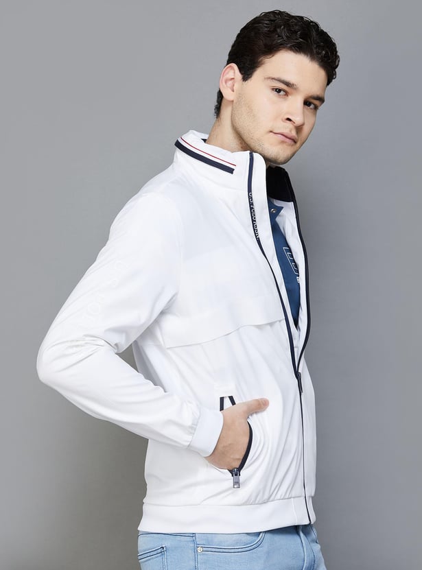 Buy POLO Men Solid Hooded Jacket from POLO ASSN