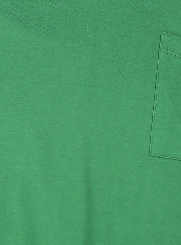 FLYING MACHINE Women Solid Regular Fit T-shirt