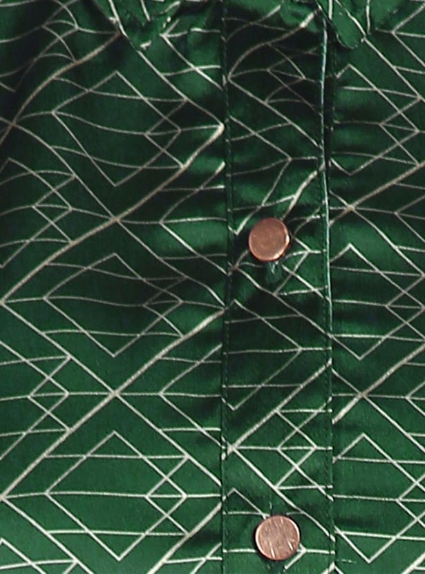 FLYING MACHINE Women Geometric Printed Shirt
