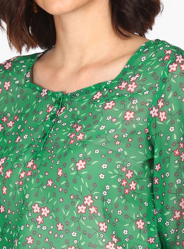 FLYING MACHINE Women Floral Printed Top