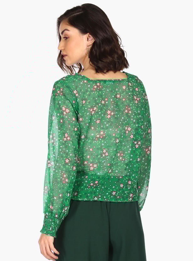 FLYING MACHINE Women Floral Printed Top