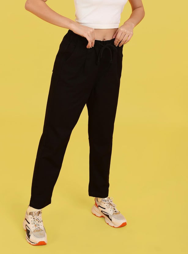 FLYING MACHINE Women Solid Jogger Jeans