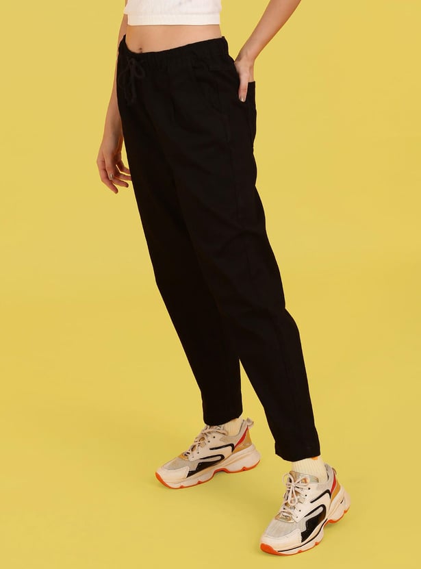 FLYING MACHINE Women Solid Jogger Jeans