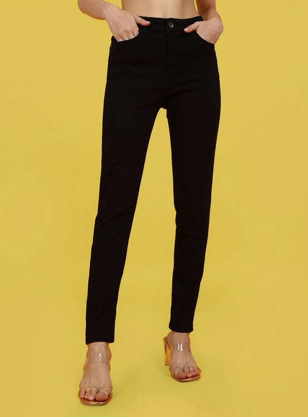 FLYING MACHINE Women Veronica Twill Jeans (Skinny)