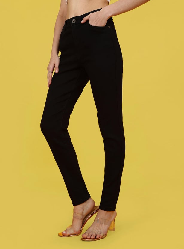 FLYING MACHINE Women Veronica Twill Jeans (Skinny)