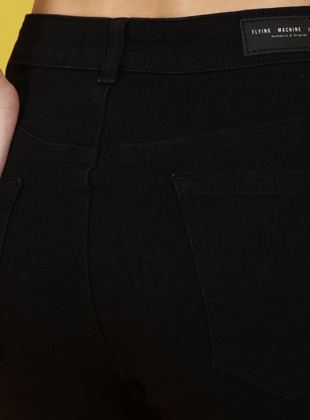 FLYING MACHINE Women Veronica Twill Jeans (Skinny)