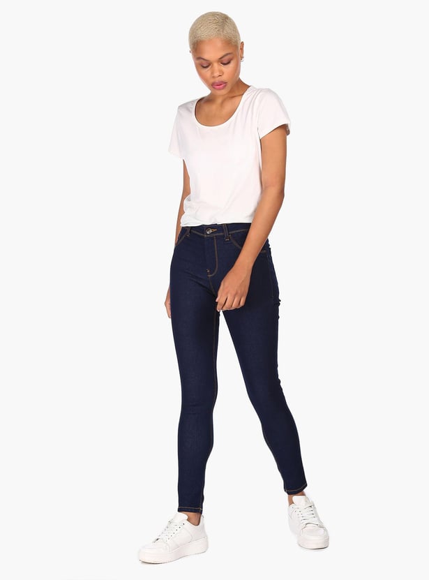 FLYING MACHINE Women Rinsed Slim Fit Jeans
