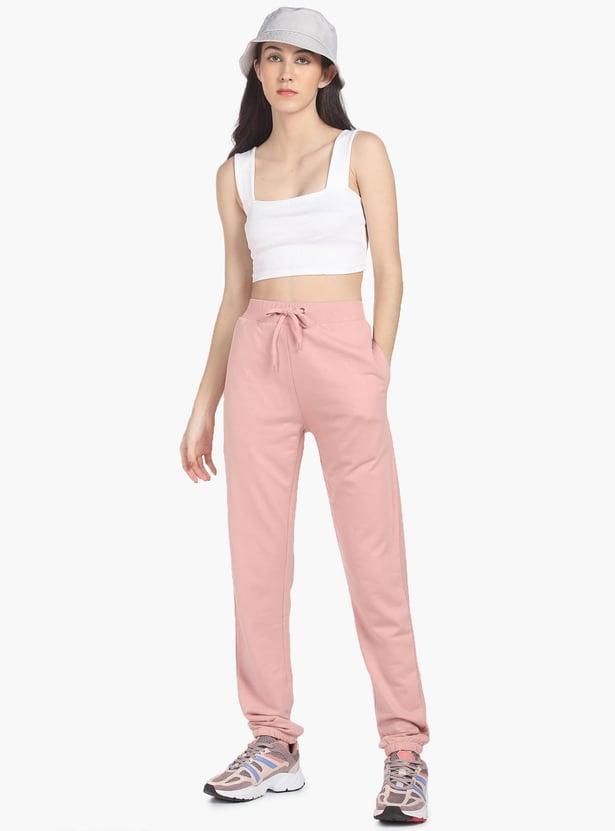 FLYING MACHINE Women Solid Regular Fit Joggers