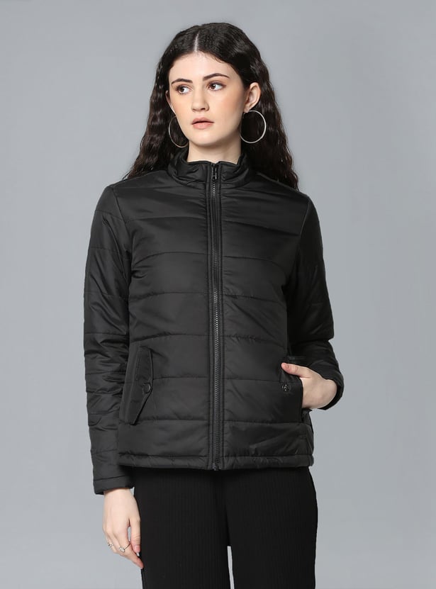 FLYING MACHINE Women Quilted Puffer Jacket