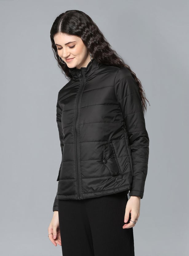 FLYING MACHINE Women Quilted Puffer Jacket