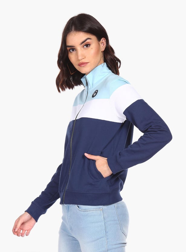 FLYING MACHINE Women Colourblocked Sweatshirt
