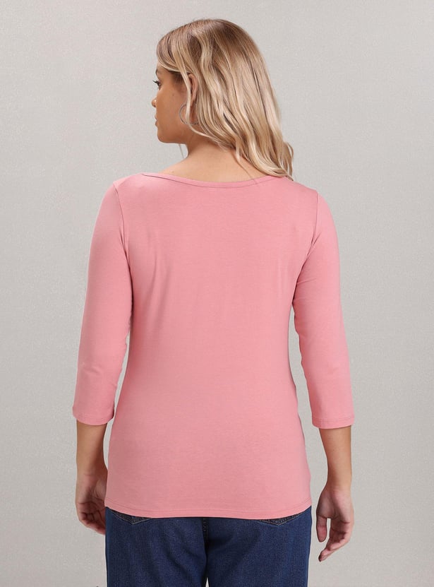 U.S. POLO ASSN. Women Solid T-shirt