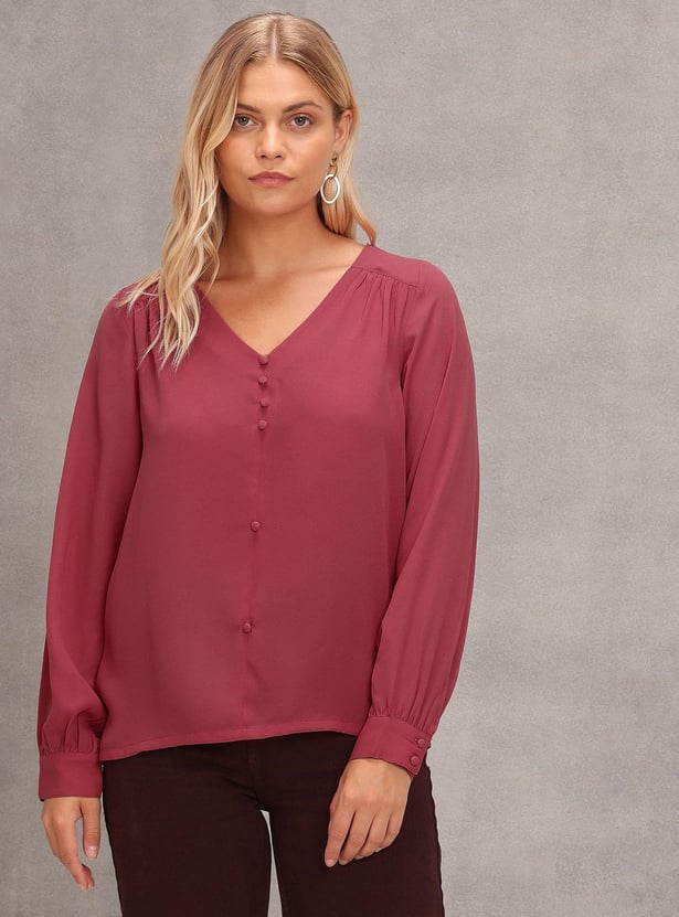 U.S. POLO ASSN. Women Solid Casual Top