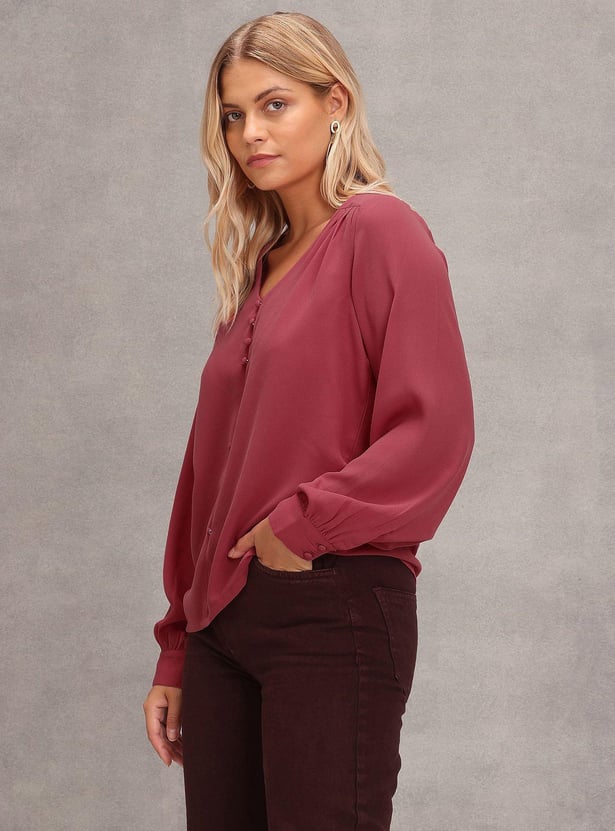 U.S. POLO ASSN. Women Solid Casual Top
