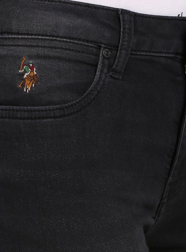 U.S. POLO ASSN. Straight Fit Cropped Jeans