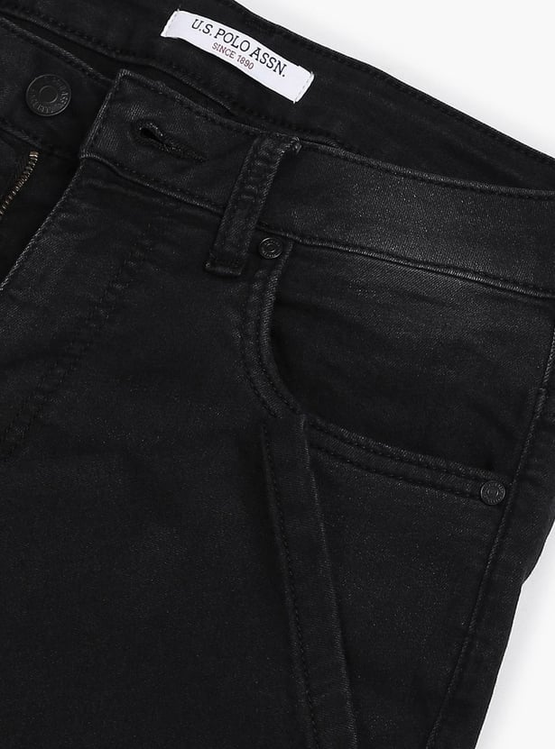 U.S. POLO ASSN. Straight Fit Cropped Jeans