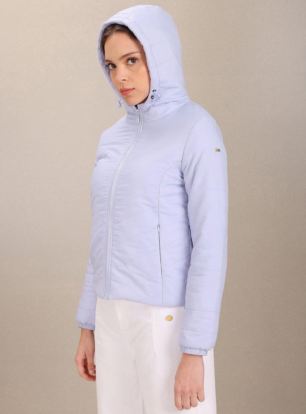 U.S. POLO ASSN. Women Quilted Hooded Padded Jacket