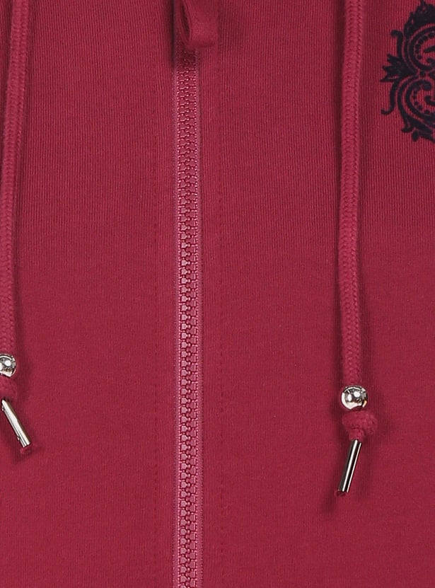 U.S. POLO ASSN. Women Solid Hooded Sweatshirt
